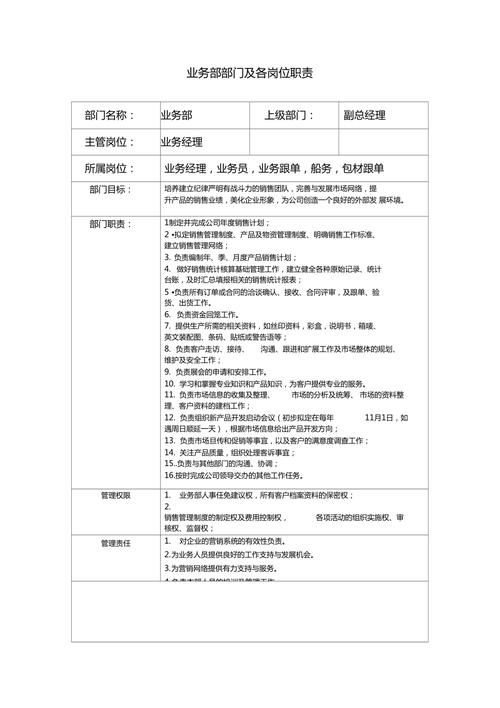 dy业务部_业务部一般都负责什么