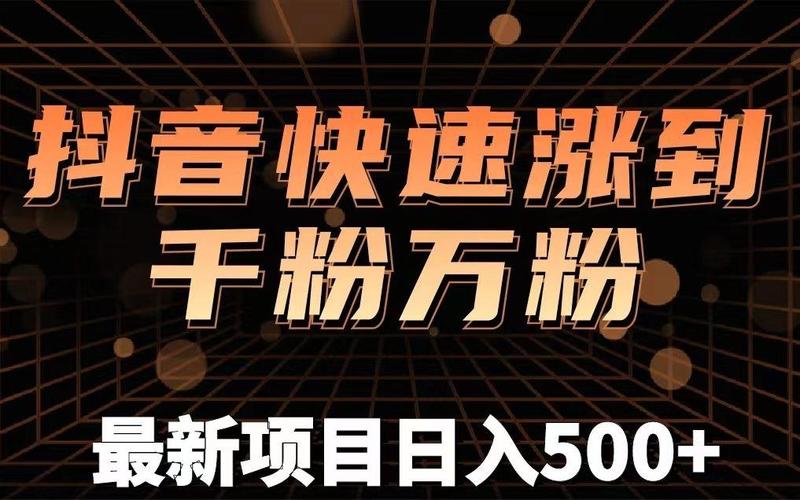 抖音秒刷千粉,抖音秒刷千粉:探索秘密策略,让你的影响力迅速增长!