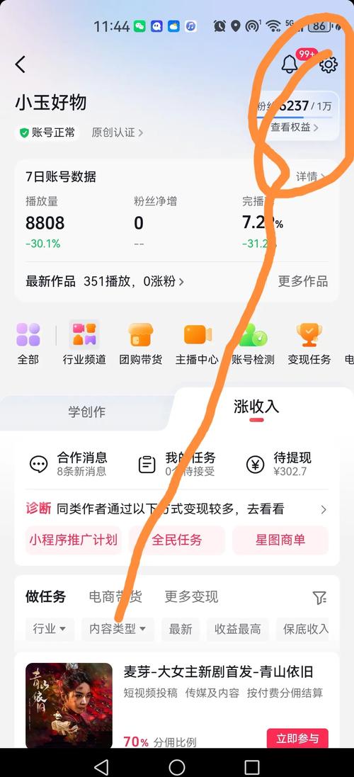 抖音哪里查有效粉丝数量,抖音如何查看有效粉丝数量及其重要性!