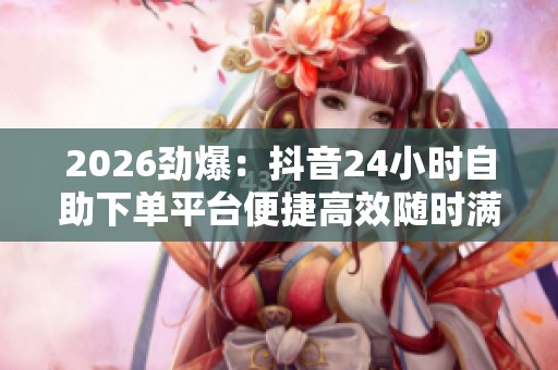 2026劲爆:抖音24小时自助下单平台便捷高效随时满足您的购买需求 2026劲爆:抖音24小时自助下单平台便捷高效随时满足您的购买需求