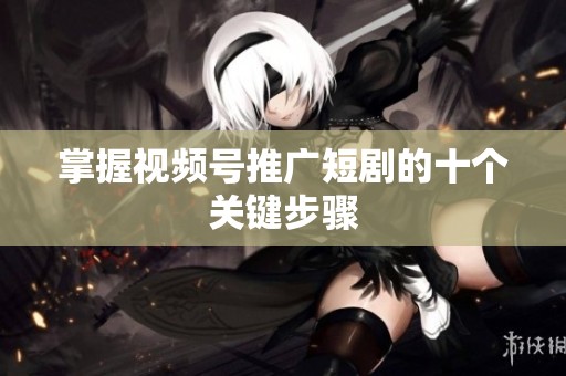 掌握视频号推广短剧的十个关键步骤 掌握视频号推广短剧的十个关键步骤