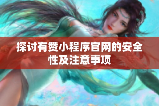 探讨有赞小程序官网的安全性及注意事项