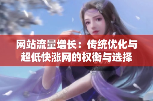 网站流量增长:传统优化与超低快涨网的权衡与选择 网站流量增长:传统优化与超低快涨网的权衡与选择