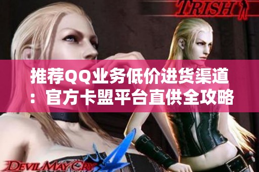 推荐QQ业务低价进货渠道:官方卡盟平台直供全攻略 推荐QQ业务低价进货渠道:官方卡盟平台直供全攻略
