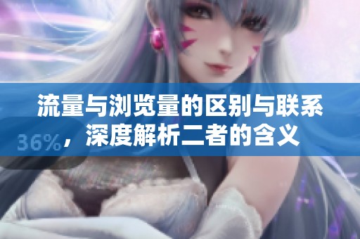 流量与浏览量的区别与联系，深度解析二者的含义