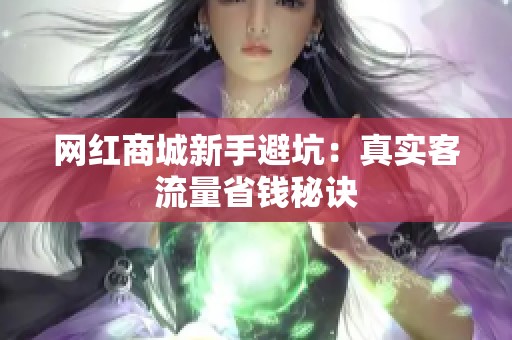 网红商城新手避坑:真实客流量省钱秘诀 网红商城新手避坑:真实客流量省钱秘诀